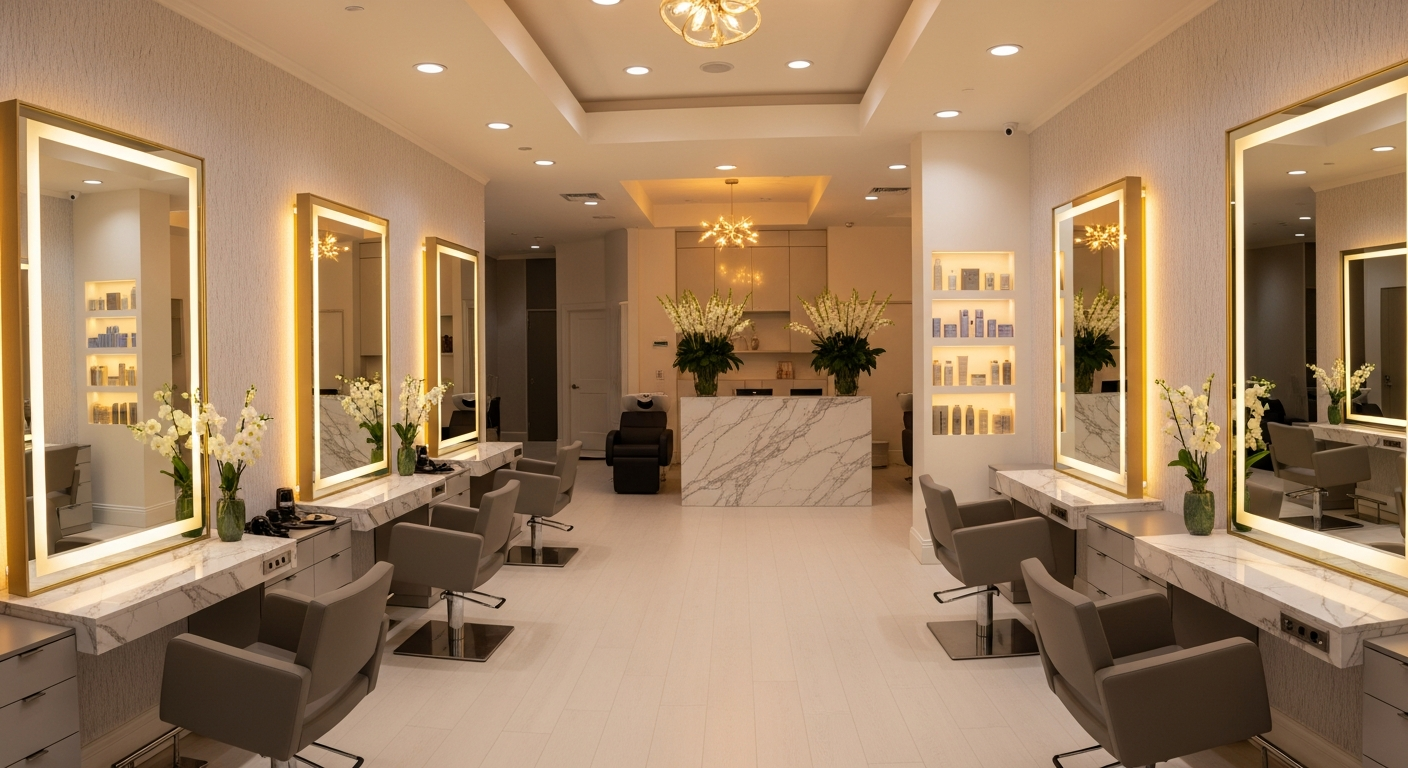 Luxe Hair Studio - Upscale salon website generated by JADE AI